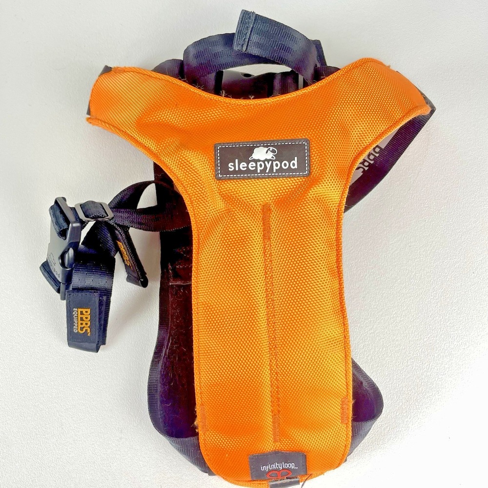 Sleepypod Clickit Sport Dog Car Safety Harness Orange Size M